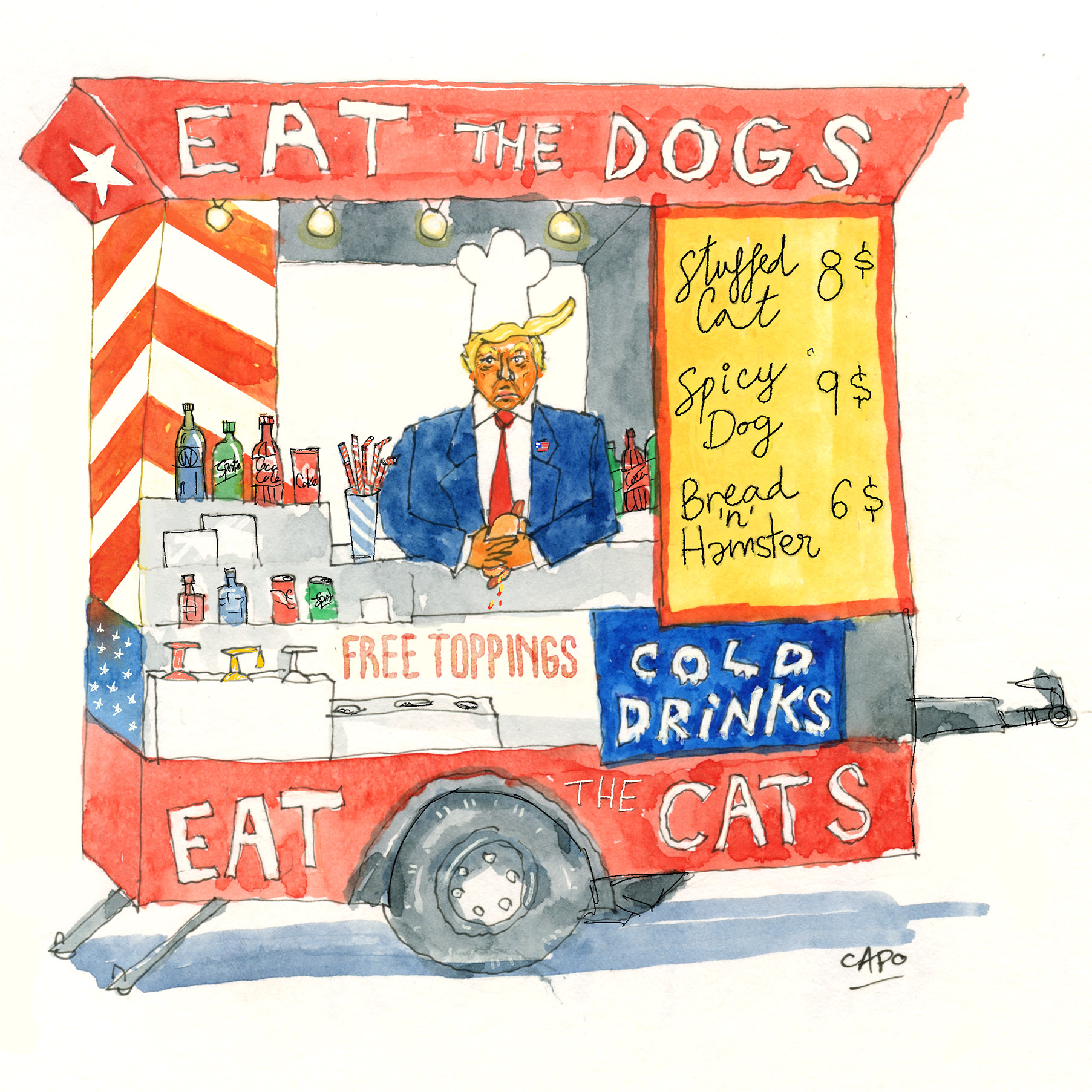 Eat the Dogs Trump copia
